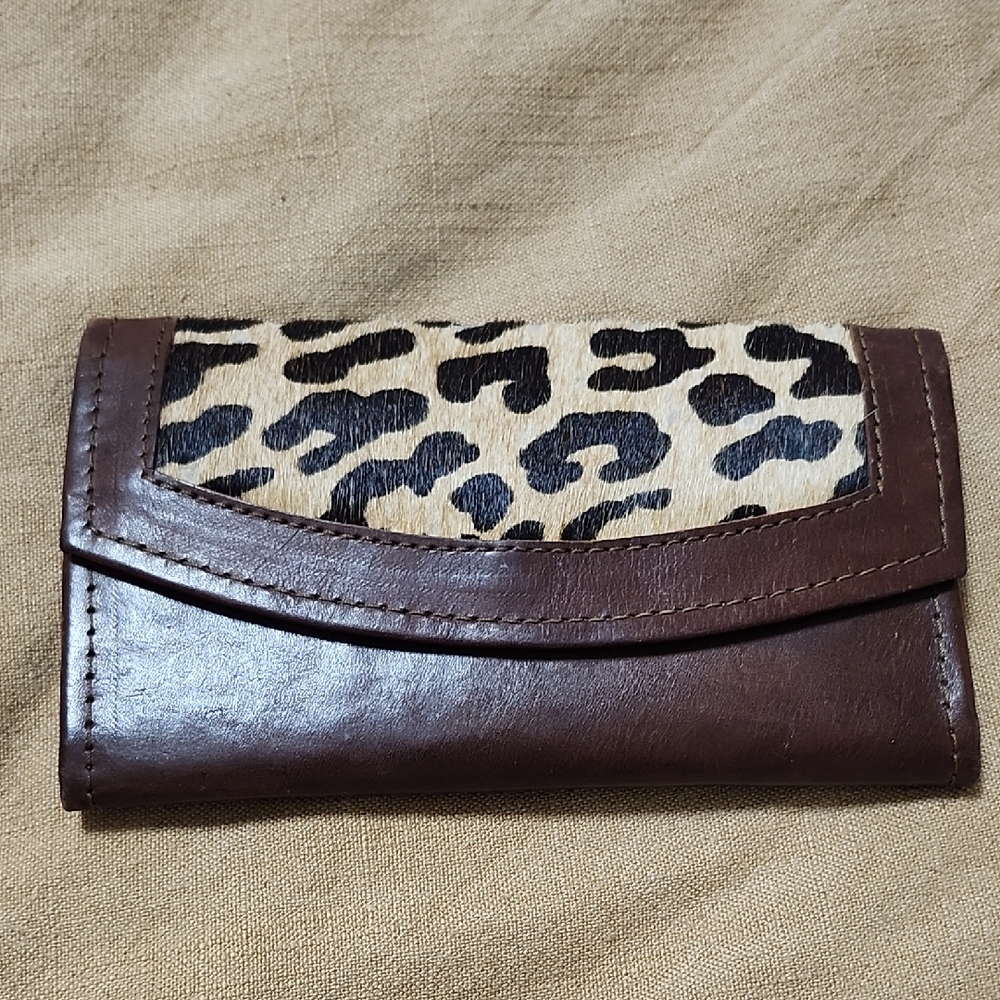 Leopard Print Brown  Women's Wallet